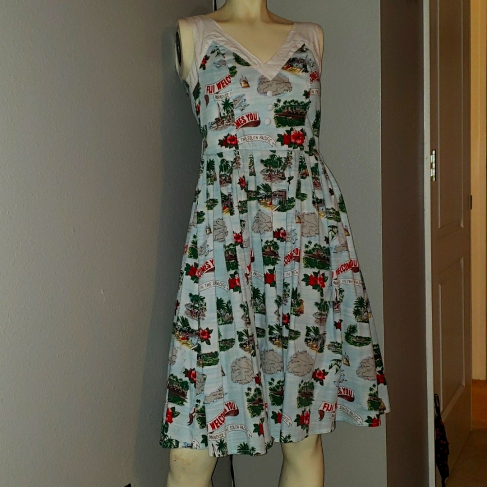 Hell Bunny Fiji rockabilly dress